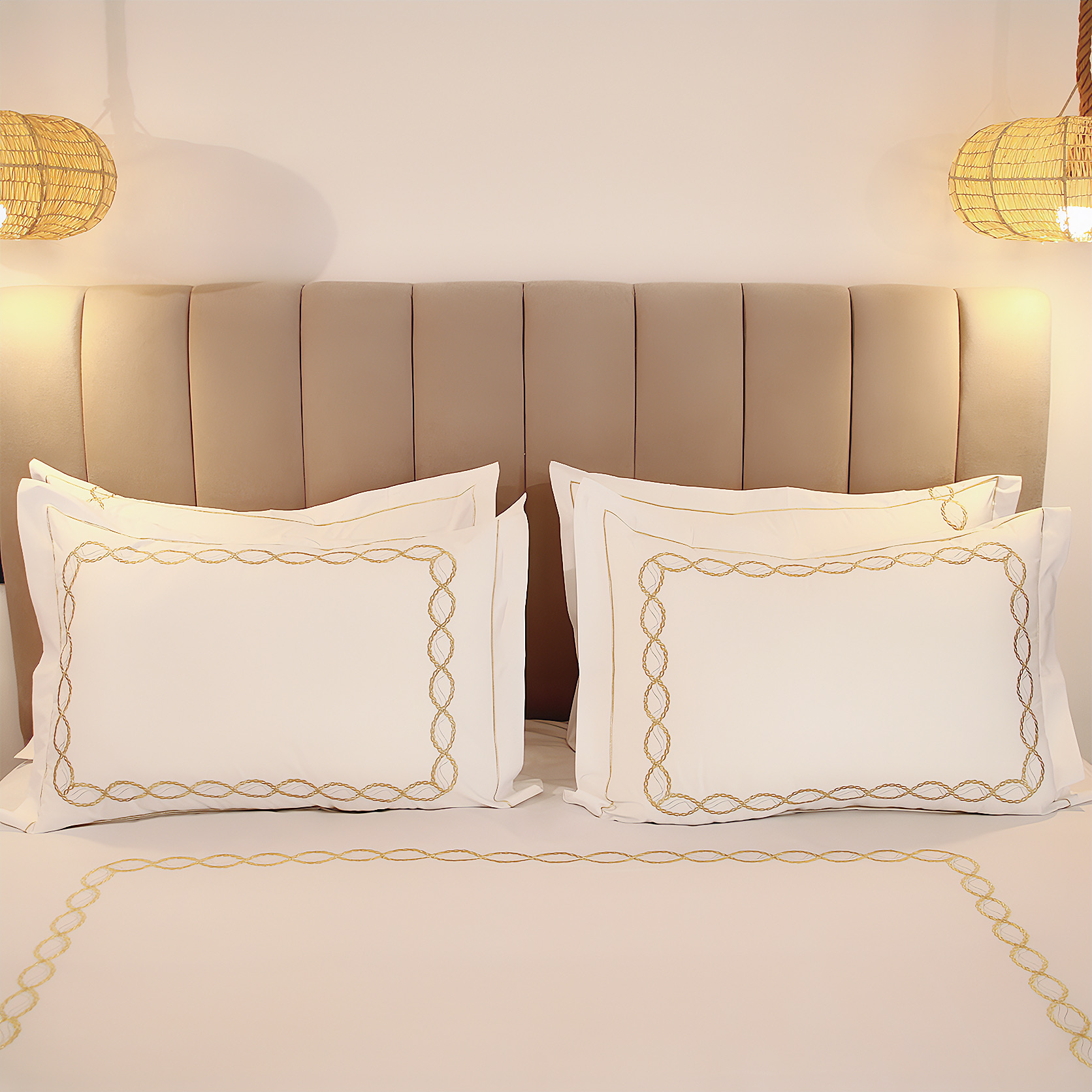 Chaîne d'Or – Coton Satiné 300 Fils